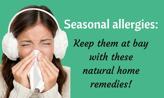 from seasonal allergies. Even though they might not get allergic 