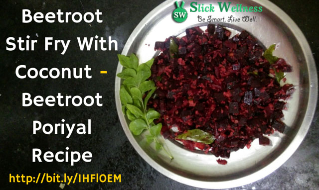 Beetroot Stir Fry With Coconut | Beetroot Poriyal Recipe