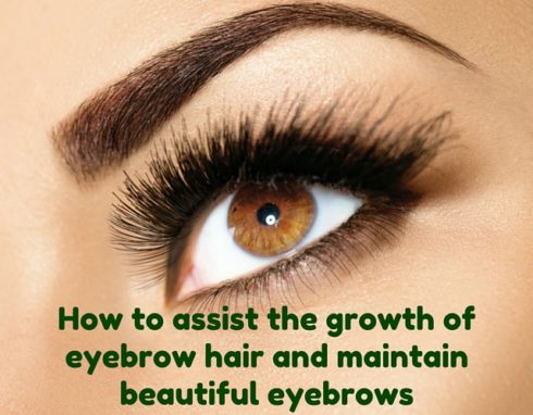 Grow eyebrow hair and maintain beautiful eyebrows