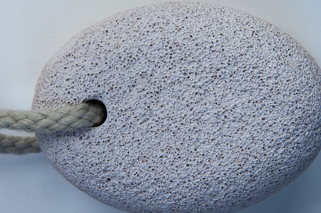 Use Pumice Stone to remove dead skin from feet