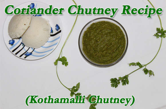 How To Make Coriander Kothamalli Chutney A Simple Recipe