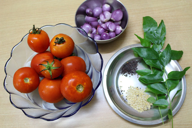 Tomato chutney recipe-Main Ingredients