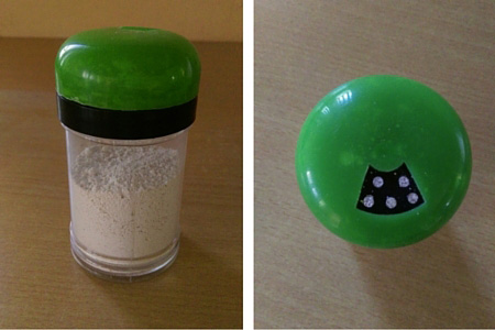 TOOTHPOWDER PLASTIC CONTAINER