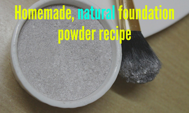 Homemade, natural foundation powder recipe