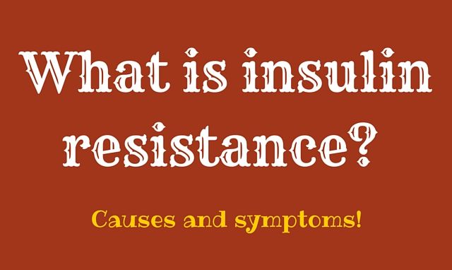 What is insulin resistance (syndrome)?