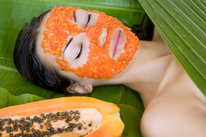 Papaya face pack