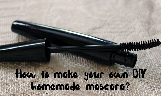 Homemade mascara recipe for beautiful lashes