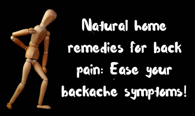 10 Home Remedies for Back Pain