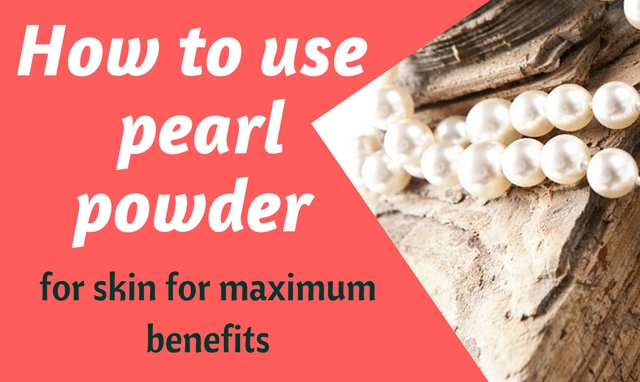 Pearl powder for skin