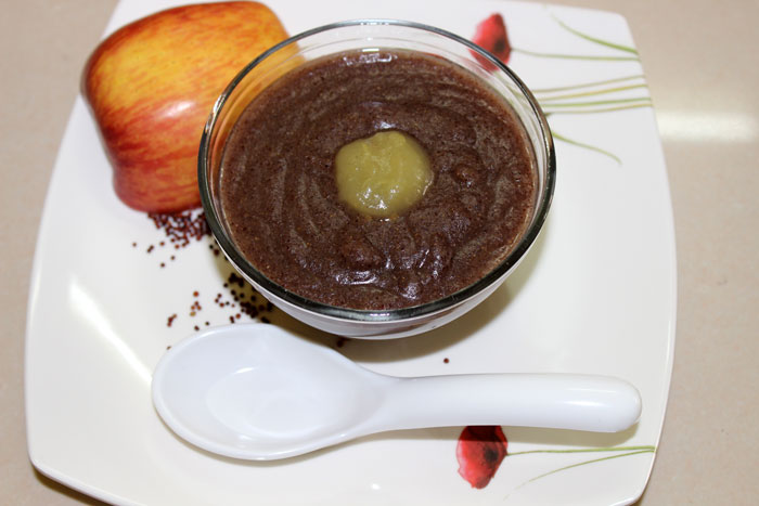 Apple Ragi Halwa Recipe