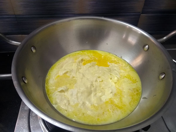 Clarified Butter At Home melting