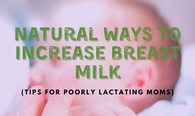 Natural ways to increase breast milk