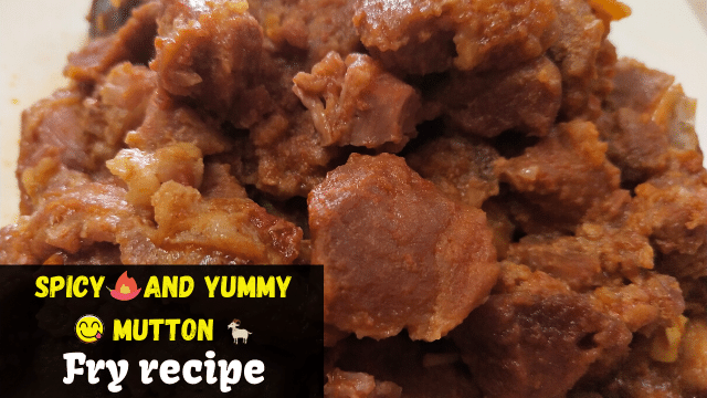 Spicy 😇 and Yummy 😋 Mutton Fry Recipe | Mutton Roast Recipe 2