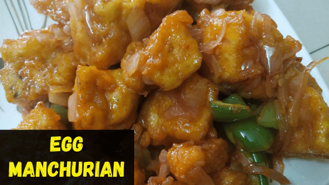 Egg Manchurian Recipe | Easy Egg Manchurian Dry | How to make Egg Manchurian? 1 Egg Manchurian Recipe